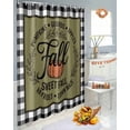 thumbnail image 6 of Fall Thanksgiving Shower Curtains for Bathroom, Orange Pumpkin Waterproof Fabric Shower Curtain for Bathroom Bathtub Decoration, Machine Washable, 72"x84", 6 of 9