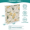 thumbnail image 3 of FORMRS 3 Ring Binder 1.5 inch with Pockets Set of 2 Clip Board 200 Sheets Capacity, White Rabbits, 3 of 8