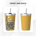 thumbnail image 3 of PAYOHTO Guitar and Amplifier Insulated Stainless Steel Tumbler 12 oz Thermos Come with Straw Kids Leak-Proof Travel Mug Cup, 3 of 7