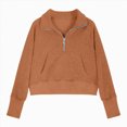 thumbnail image 5 of TOWED22 Girls Half Zip Sweatshirt Solid Fleece Quarter Zip Pullover Hoodis Fall Clothes for Teen Girls Thumb Hole,13-14 Y, 5 of 5