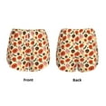thumbnail image 3 of Daiia Halloween Donut Pattern Women's 2 in 1 Running Shorts - Lightweight Athletic Workout Gym Yoga Shorts Liner with Phone Pockets-Large, 3 of 7