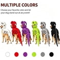 thumbnail image 7 of Dinosaur Skeleton Dog Costume, Prehistoric Bone Pet Costume (Black,40 in) | Costume with Dino Head Cover and Back Skeleton Design, Funny Halloween Dress Up Outfit for Dogs, Puppy Party Cosplay Outfit, 7 of 7