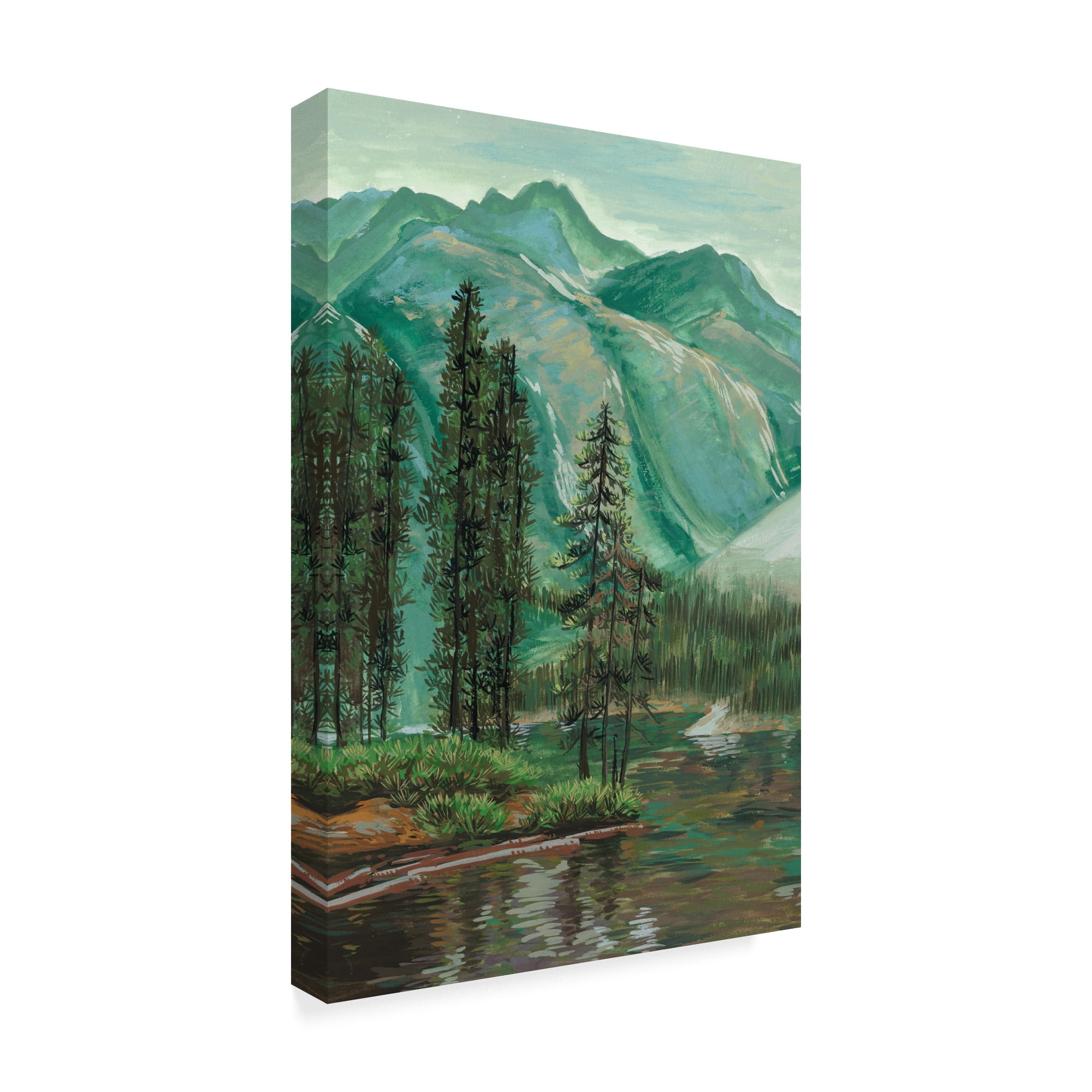 Trademark Fine Art 'Mountainscape IV' Canvas Art by Melissa Wang