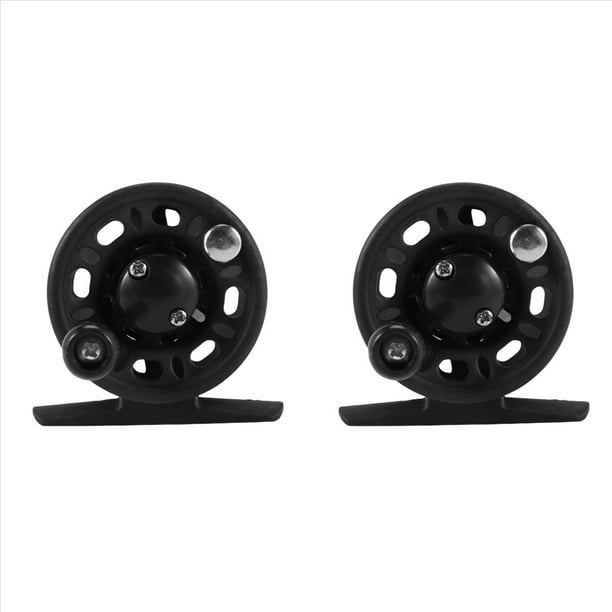 2X Carrete de Mosca de Plastico Pesca en el Pesca con Mosca Secuencia de Montana Intercambio Izquierdo/ Derecho (Bobina de 52 mm Diametro)