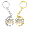 thumbnail image 1 of La puerta de Brandeburgo en Alemania Oriental Anillo de oro de metal llavero llavero, 1 of 4
