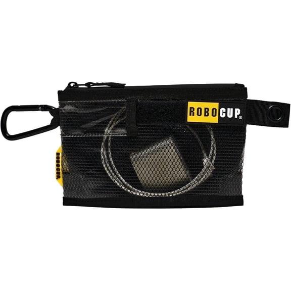 ROBOCUP Pro Zippered Storage Pouches - Water-Resistant & Durable, Available Individually or Set of 3 ( Small)