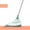 Green-1PCS, variant on Hairless broom, bathroom wiper, stainless steel pole, bathroom and toilet floor broom, three-in-one floor scraper