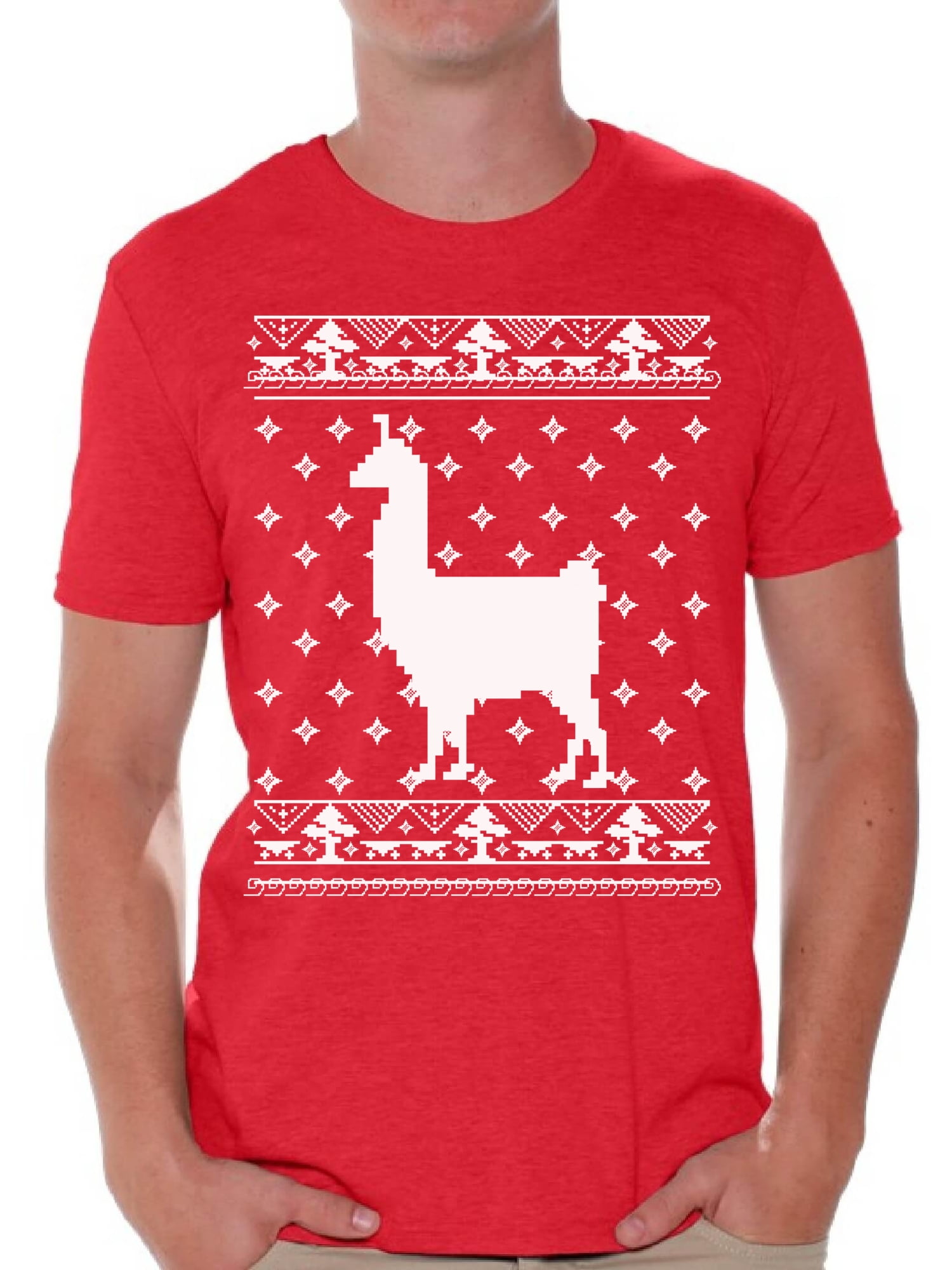 Alpaca Shirt Llama Gift Funny Animal Shirt Holiday TShirt fa la la llama Funny Christmas gift for her Christmas Llama Shirt