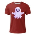 thumbnail image 5 of Delliss Men's Halloween Print Crew Neck Simple Stylish Top M-4XL, 5 of 5