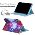 thumbnail image 4 of Universal Case for 6.5-7.5" Tablet, Dteck Pretty Pattern PU Leather Stand Cover for Kindle Fire 7/Galaxy Tab A 7"/Galaxy Tab E Lite 7"/RCA Voyager 7" and more 6.5 - 7.5 in tablet,12 Galaxy, 4 of 5