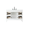 thumbnail image 2 of Elegant Lighting VF29348WH Millie 48" Free Standing Single Basin Vanity Set - White, 2 of 7