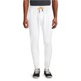 thumbnail image 2 of Elevenparis Mens Drawstring Casual Jogger Pants, White, Small, 2 of 2