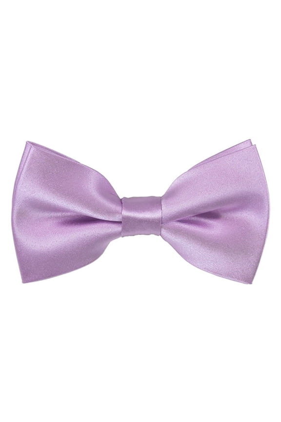 Solid Lavender Men's Pre-Tied Bow Tie