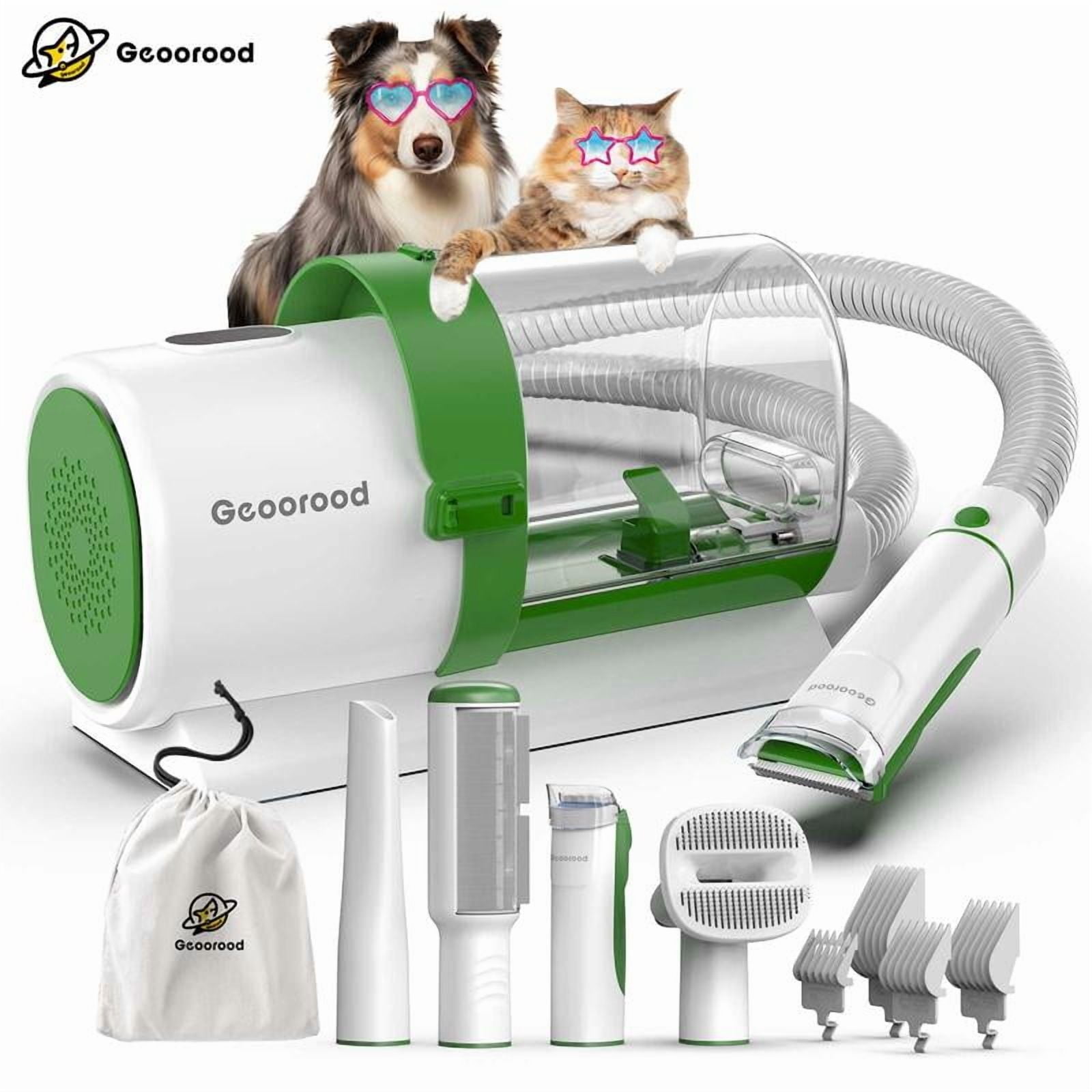 Geoorood Dog Grooming Vacuum, 13000Pa Dog Vacuum Brush for Shedding Grooming, Pet Grooming Vacuum, Dog Hair Vacuum Groomer, 2.5L Large Dog Grooming Kit , Pet Products