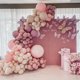 thumbnail image 4 of 108 Pzs Globos De Mariposa Rosa Púrpura Decoraciones De Fiesta Latex Confeti Guirnalda Kit De Arco De Boda Cumpleaños Conjunto De Aniversario Decoración Set Cadena Necesidades Baby Shower Baloons, 4 of 4