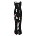 thumbnail image 4 of WILLBEST Womens Tops Women 2 Piece Outfits Boho Casual Printed Vest Sleeveless Top Loose Wide Leg Pants Trousers Two Piece Set Suit 2024, 4 of 5