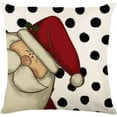 thumbnail image 5 of Christmas Decorative Pillow Covers Set of 4 Farmhouse Throw Pillow Cover Winter Holiday Linen Pillows Cushion Case for Sofa Couch, 18x18 inch, 5 of 5