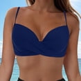 thumbnail image 2 of UAYOTSE Women Underwire Bikini Top Only - Push Up Bathing Suit Top Padded Swim Bra Swimsuits Top,Sizes L, 2 of 9