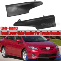 New Pair Car Front Bumper Corolla Lower Chin Spoiler Lips For Toyota Corolla 2011 2012 2013 S Style Bumper Lip Diffuser Body Kit