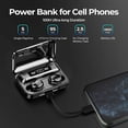thumbnail image 5 of Auriculares inalámbricos, Auriculares Bluetooth 5.0, Auriculares Deportivos con Estuche de Carga de batería Auriculares Impermeables Micrófono con cancelación de Ruido, 5 of 5