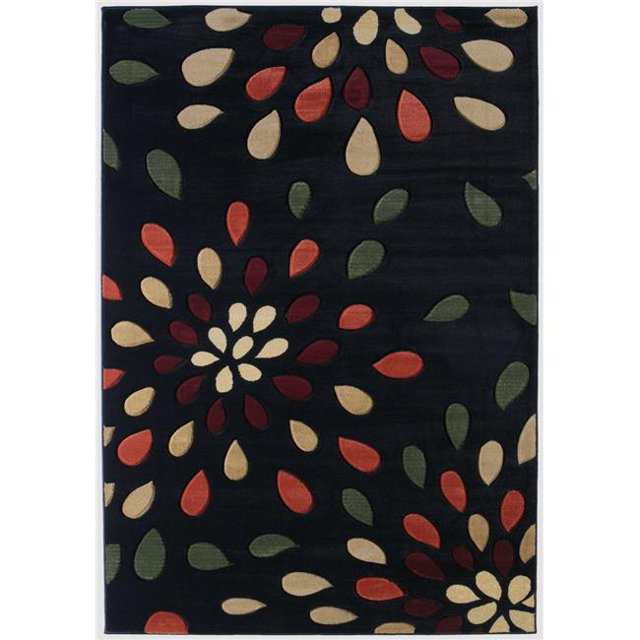 United Weavers 510 23176 35C 2 Pi 7 Po x 4 Pi 2 Po Contours Éblouir Accent Rug&44; Onyx