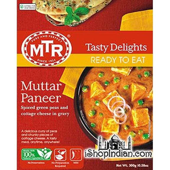 MTR Muttar Paneer (Ready-to-Eat) 10.5 oz box Pack of 2