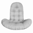 thumbnail image 4 of Coussin de Chaise Suspendue en Fibre de Polyester Rouge Vif de Qualité Supérieure avec Rembourrage en Coton PP Doux - Design Moderne Minimaliste pour Usage Extérieur/intérieur, Dimensions Personnalisables, 130x95x15 cm - Idéal pour Sièges de Balançoire,, 4 of 6