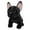 Black, variant on Gaiwos Lifelike Frenchie Dog Stuffed Animal 8.6 inches, Realistic Black Bulldog Plush Doll with Pink Ears, Puppy Plushies Toy Funny Gifts for Boys Girls