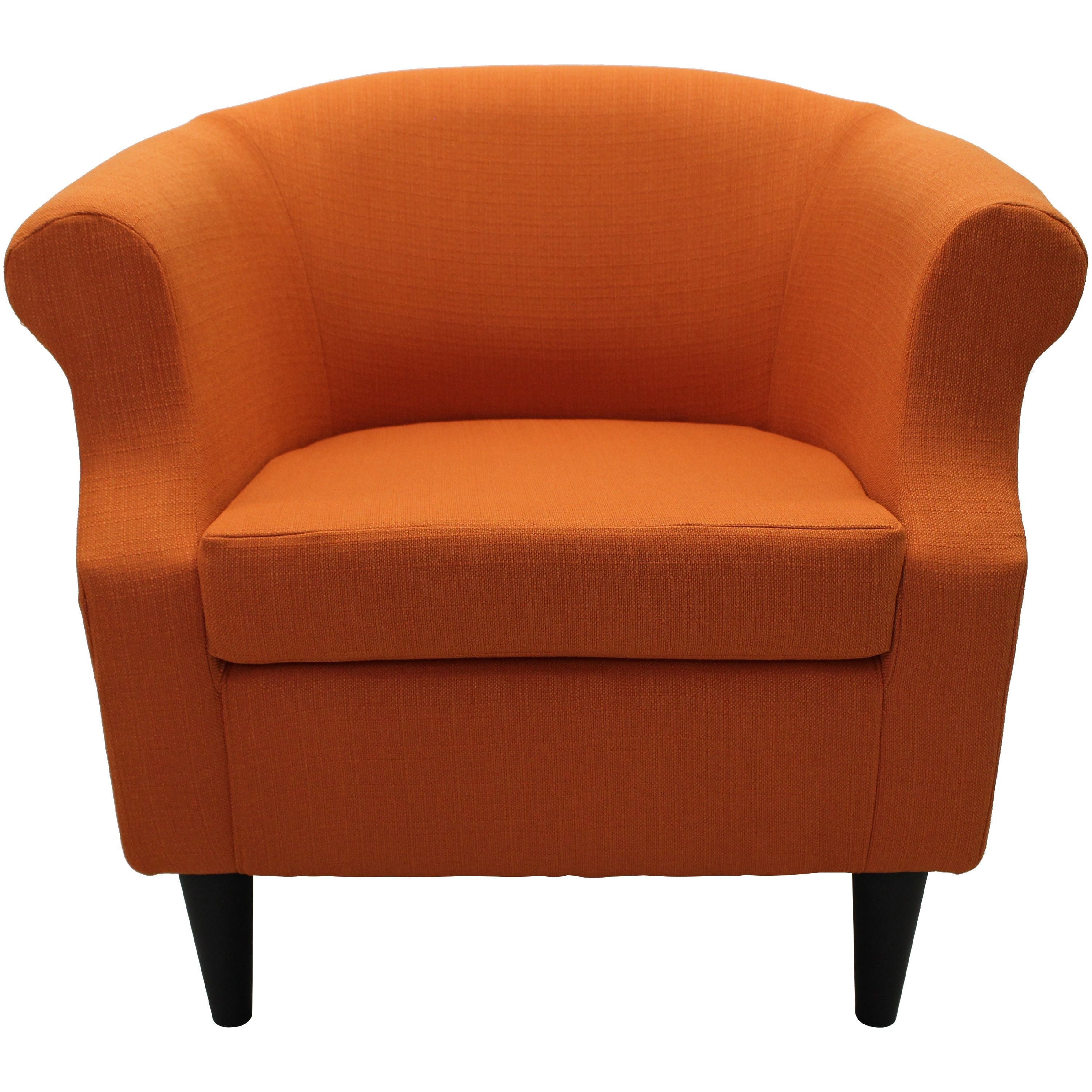 Fox Hill Trading Nikole Club Chair, Hacienda Orange