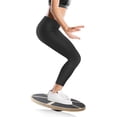 thumbnail image 6 of Philosophy Gym Wobble Balance Board, Round Wooden Core Trainer for Adults - Black, 6 of 7