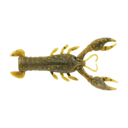 UPC: 0028632918463 | Berkley PowerBait Maxscent Lil Trooper Fishing Soft Bait 2.5in Green Pumpkin