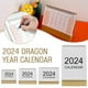 2024 Kraft Calendrier de Bureau Minimaliste Tente 2024 Année Civile Dragon M1G1 – image 2 sur 9