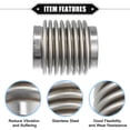 thumbnail image 4 of Unique Bargains Car Exhaust Flexible Pipe Bellows 50.8x82mm 2"x3.23" Universal Durable Stainless Steel Silver Tone, 4 of 6