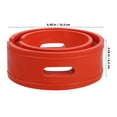 thumbnail image 2 of OULII Car Coil Spring Booster in Red Rubber Wear Resistant Shock Absorber for Improved Driving Stability, 2 of 6
