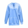 thumbnail image 5 of HGIEYS Womens Oversized V Neck Hoodies with Thumb Hole Pullover Sweatshirts Clothes Fall Fashion Outfits 2026, 5 of 5