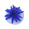 thumbnail image 1 of Chic Headwear Large Derby Statement Veil Fascinator - Royal, 1 of 1