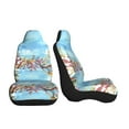 thumbnail image 3 of Yiaed Sea and Fish Print Car Seat Covers,Universal Auto Seats Protector Fits for Car,SUV Sedan,Truck,Automotive Seat Covers & Accessories-2 PCS, 3 of 9