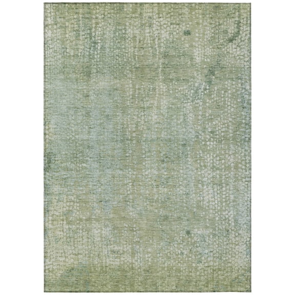 Dalyn Rugs Machine Washable Indoor/Outdoor Chantille ACN2087 Green 2'6" x 3'10" Rug