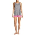 thumbnail image 2 of Secret Treasures Women's High-Neck Sleep Knit Tank Top, 2 of 5