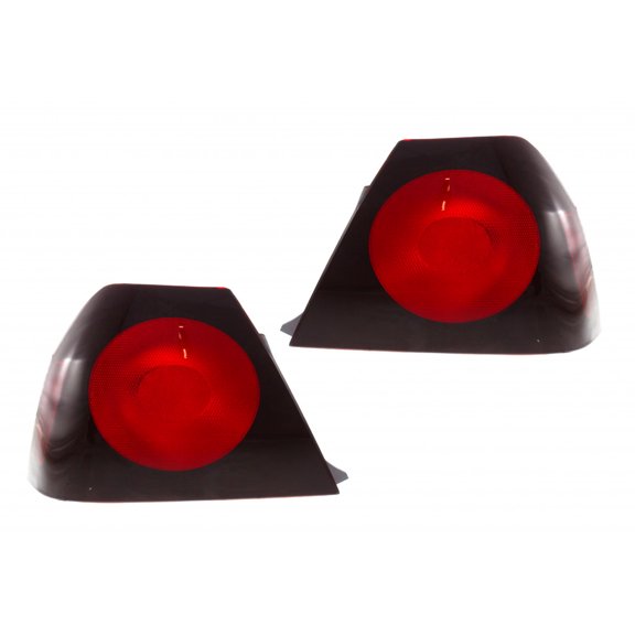 KarParts360 For 2003 2004 2005 Chevy Impala Tail Light Assembly Pair Driver and Passenger Side w/Bulbs For GM2800178 GM2801178 | 10351923, 10351922