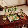 thumbnail image 2 of Yucurem 1 Set Miniature Dollhouse Farm Model Kit: Mini Vegetable Furniture Landscape Models, Vegetable Zen Garden Sand Tray Ornament for Office Desk Decor Accessories, 2 of 8