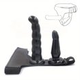 thumbnail image 1 of Wearing Three-headed Leather Pants With Sex Toys, 1 of 5