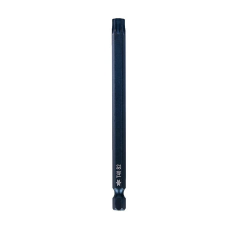 

BUYISI 1pc 100mm Blue Magnetic Torx Screwdriver Bits Set Electric Screwdriver T7-T40 T40