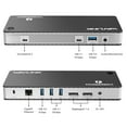 thumbnail image 6 of WAVLINK Thunderbolt 3 USB-C 8K Dual Laptop Docking Station, Retail Packaging, with Accessories Included, New, 6 of 9