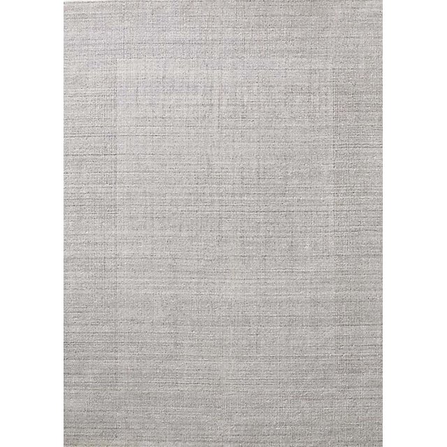Ahgly Company Machine Washable Indoor Rectangle Industrial Modern Pale Silver Gray Area Rugs, 5' x 7'