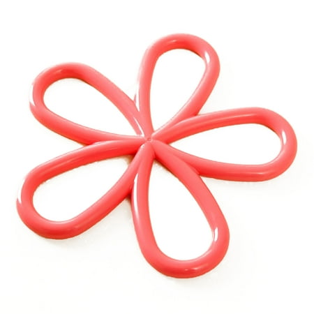 

Nordic Household Dishes Mat Flower Shaped Non-slip Coasters PVC Material