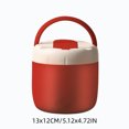 thumbnail image 3 of 44 Oz Insulated Lunch Box, 1.3L Stainless Steel Multilayer Thermal Food Container for Office, School, Travel and Outdoor Meals, 3 of 7