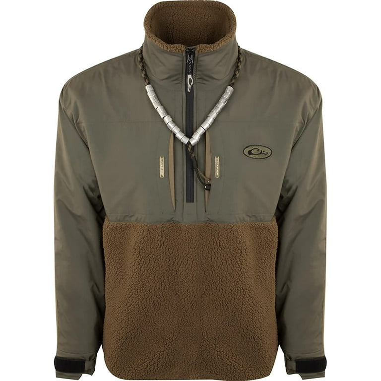 Drake Waterfowl MST Guardian Flex Sherpa Fleece Eqwader 1 4 Zip Jacket Walmart