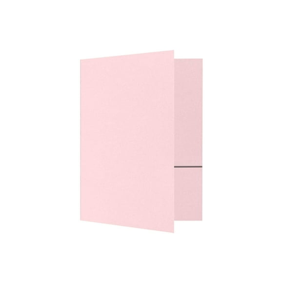 LUXPaper 9"" x 12"" Presentation Folders | Two Pocket | Candy Pink | 100lb. Cover | 10 Qty