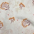 thumbnail image 1 of oneOone Velvet Orange Fabric Floral Floral With Texture Craft Projects Decor Fabric Printed By The Yard 58 Inch Wide, 1 of 4